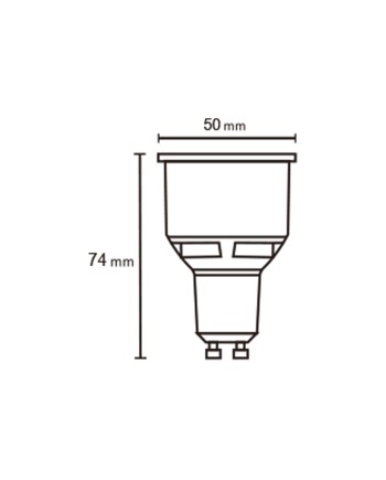 BOMBILLA LED - GU10 - 9W – 4000K  -  820 LM